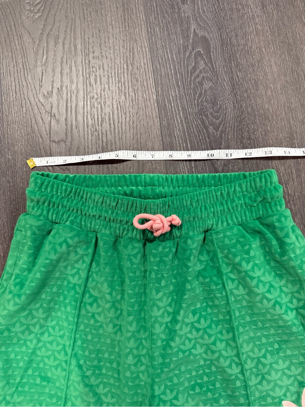 EUC Adidas Originals Women's Heritage Now Velour Monogram Trefoil Track Pant - S - Picture 10 of 16